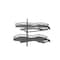 Rev-A-Shelf Steel, Orion Gray, 33 in W, 24.5 in H, 21.85 in D, 21.85 in L, Orion Gray 5372-15-FOG-R - alternate 1